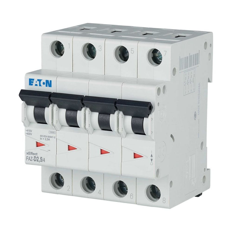 Eaton - Leitungsschutzschalter FAZ-D2,5/4 2,5A Charakt.: D