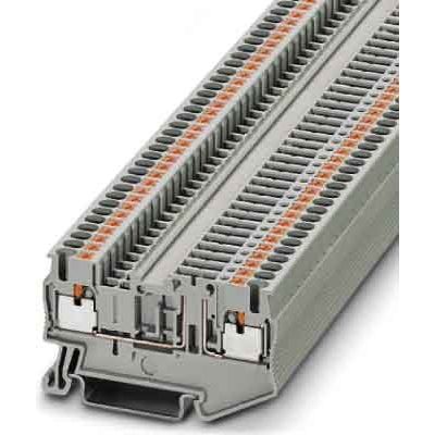Phoenix Contact - Trenn- und Messtrenn-Reihenklemme Durchgangsreihenklemme PT 2,5-TG 0,14-4qmm, 5,2mm, gr