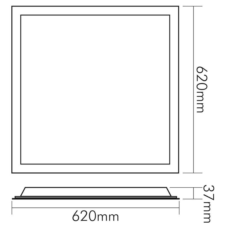 Nobile - Decken-/Wandleuchte LED-Panel 1580461045 DTW 1050mA
