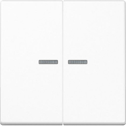 Jung - Abdeckung/Bedienelement für Installationsschalterprogramme Wippe A 102 KO5 WW f.Serientaster KO