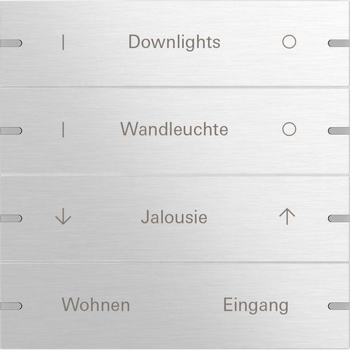 Gira - Bussystem-Tastwippe Wippenset 4-fach 503417 Tastsens.4 TS4 alu