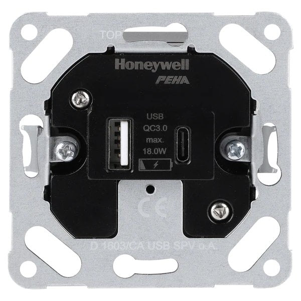 Peha - USB-Spannungsversorgung USB-Ladestation D 1603/CAUSB SPVO.A. − 10 Stück