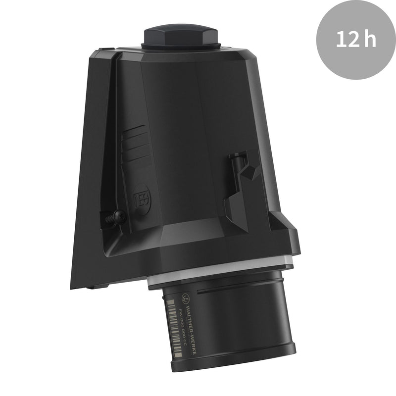 Walther Werke - CEE-Gerätestecker (IEC 60309) CEE NEO Phasenwender FW710512PH schräg 16A5P12h IP54 − 10 Stück