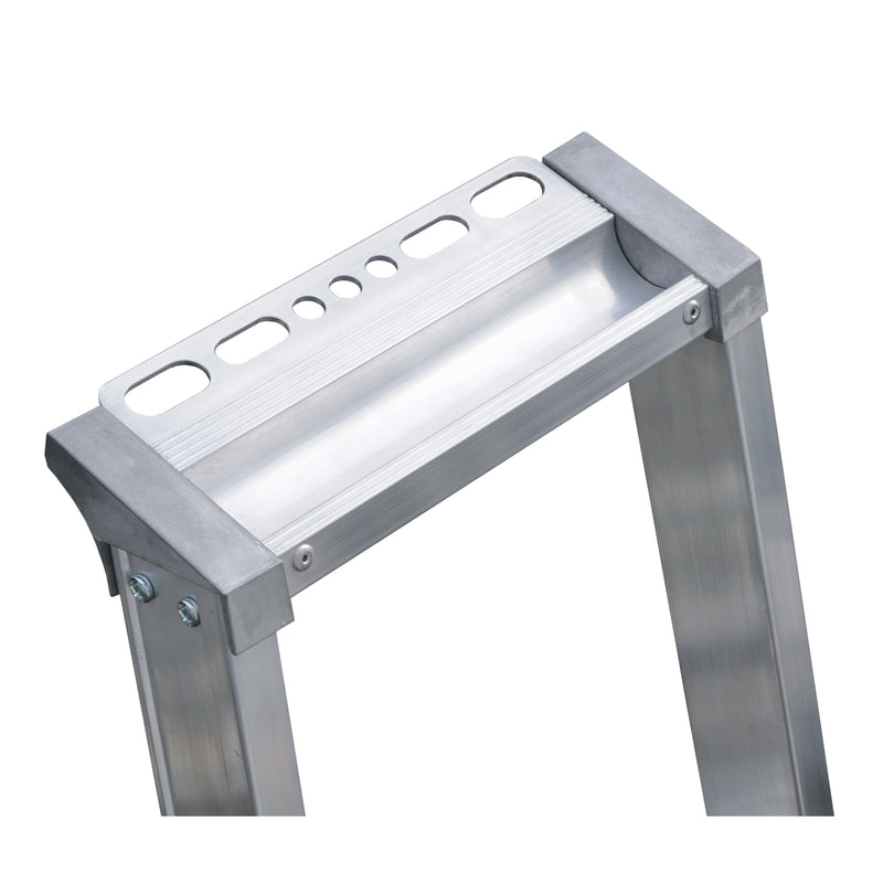 ILLER-LEITER - Stufenleiter Stufenstehleiter Alu 7208-3 eins. Industrie 8St
