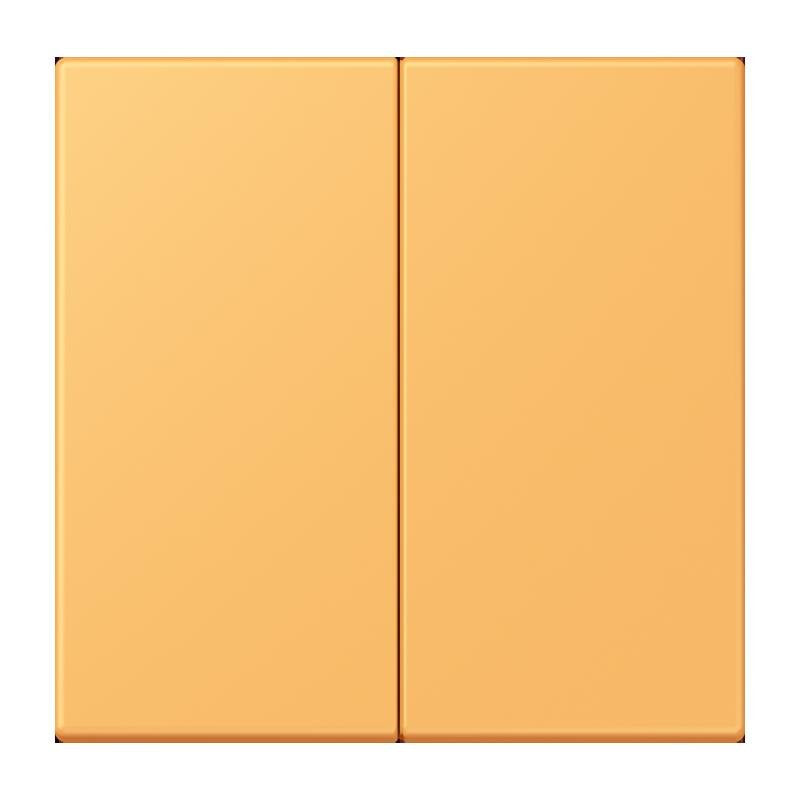 Jung - Abdeckung/Bedienelement für Installationsschalterprogramme Wippe für Taster 2fach LC 102 254 ocre jaune clair
