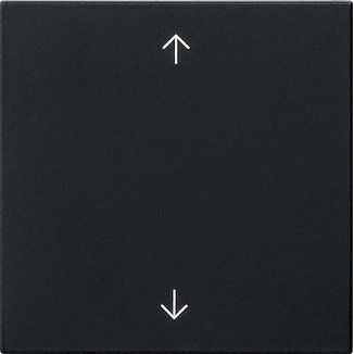 Gira - Abdeckung/Bedienelement für Installationsschalterprogramme Wippe 1-fach 5389005 Schwarz