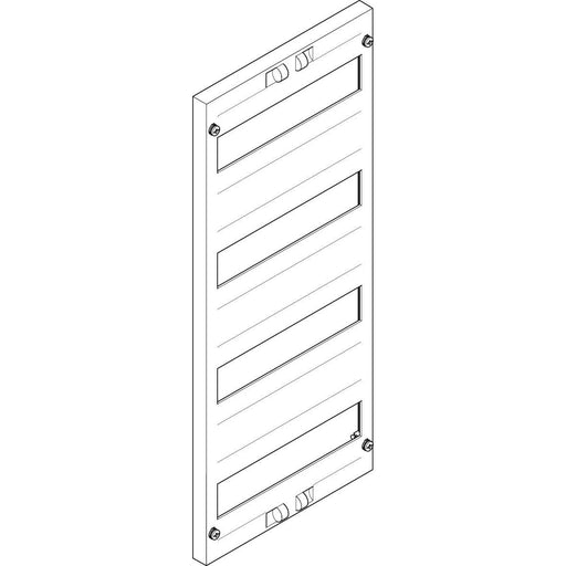 ABN - Abdeckung für Verteilerfeld Abdeckplatte FAO14N 250x600mm 1FB/4RE