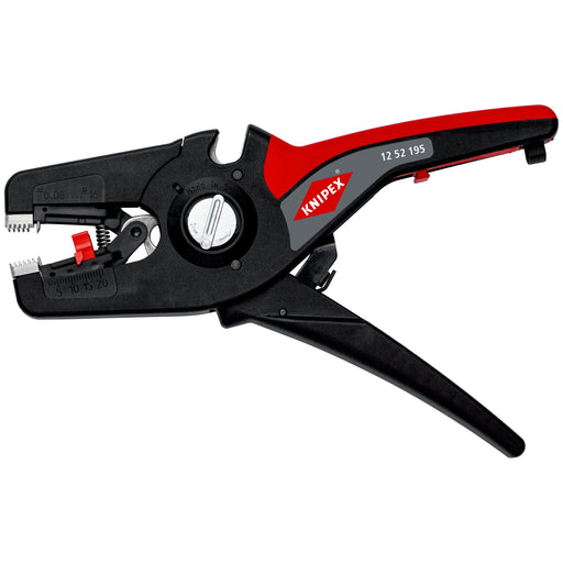 Knipex - Abisolier-/Abmantelwerkzeug Abisolierzange autom. 12 52 195 SB 0,03-16qmm PreciStri
