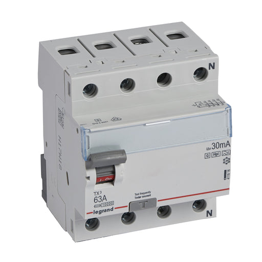 Legrand - Fehlerstrom-Schutzschalter Fehlerstromschutzschalter Legrand 411816 63A, 4-polig, 30mA