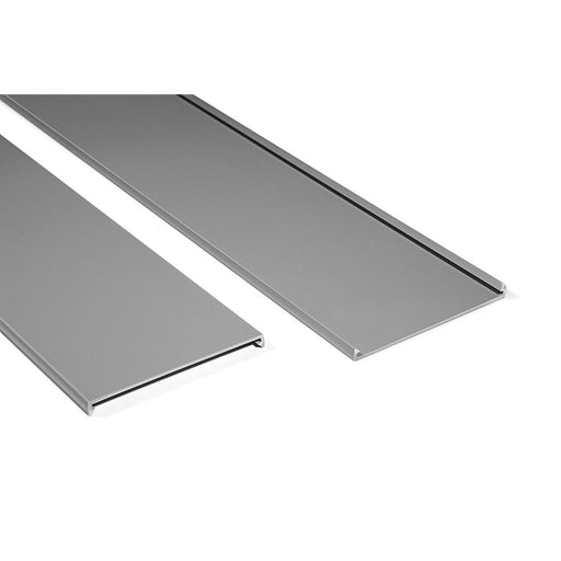 HellermannTyton - Oberteil für Verdrahtungskanal Deckel für Kabelkanal 181-30608(40) grau 40 m − 40 Meter