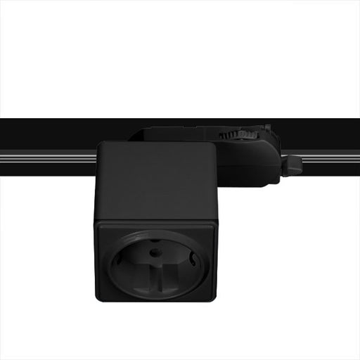 LTS Licht&Leuchten - Elektrisches Zubehör/Ersatzteile für Leuchten Steckdosenadapter ST-ZSchutzk/4230V sw schwarz
