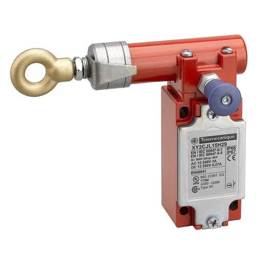 TMSS - NOT-AUS-Seilzugschalter Seilzug-Schalter XY2CJL15H29 li.abgew.1NC+1NO M20