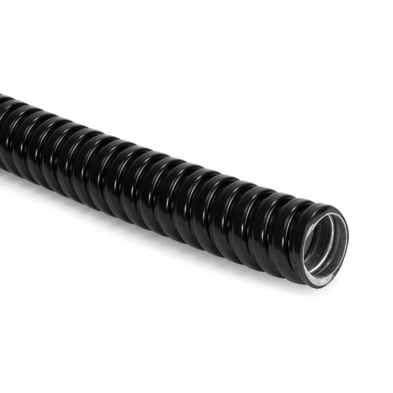 HellermannTyton - Metall-Schutzschlauch Metallschlauch NCS20-GS/PA6-BK (10) schwarz 10m − 10 Meter