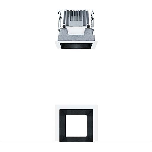 Zumtobel Group - Downlight/Strahler/Flutlicht LED-Einbauleuchte P-INF Q #60817884 3000K