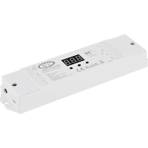 EVN Lichttechnik - Steuergerät für Leuchten DMX Controller DMX-C 4x5A RGB+W