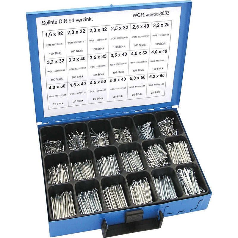 Dresselhaus - Splint/Sicherungsstift Splinte 4499/000/06 8633 DIN 94, zn