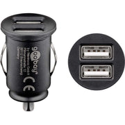 Goobay - Universal-Ladegerät Dual USB-KFZ-Ladegerät 44177 2.4A
