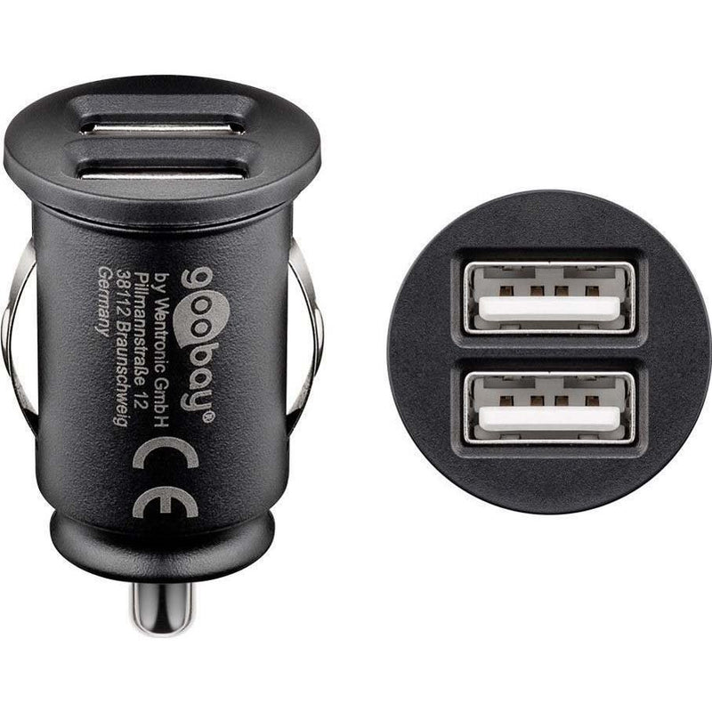 Goobay - Universal-Ladegerät Dual USB-KFZ-Ladegerät 44177 2.4A