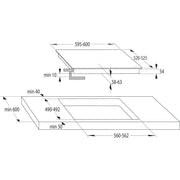 Gorenje - Kochfeld EB-Kochfeld Indukt. GI6421BX 60cm,4 Kochz
