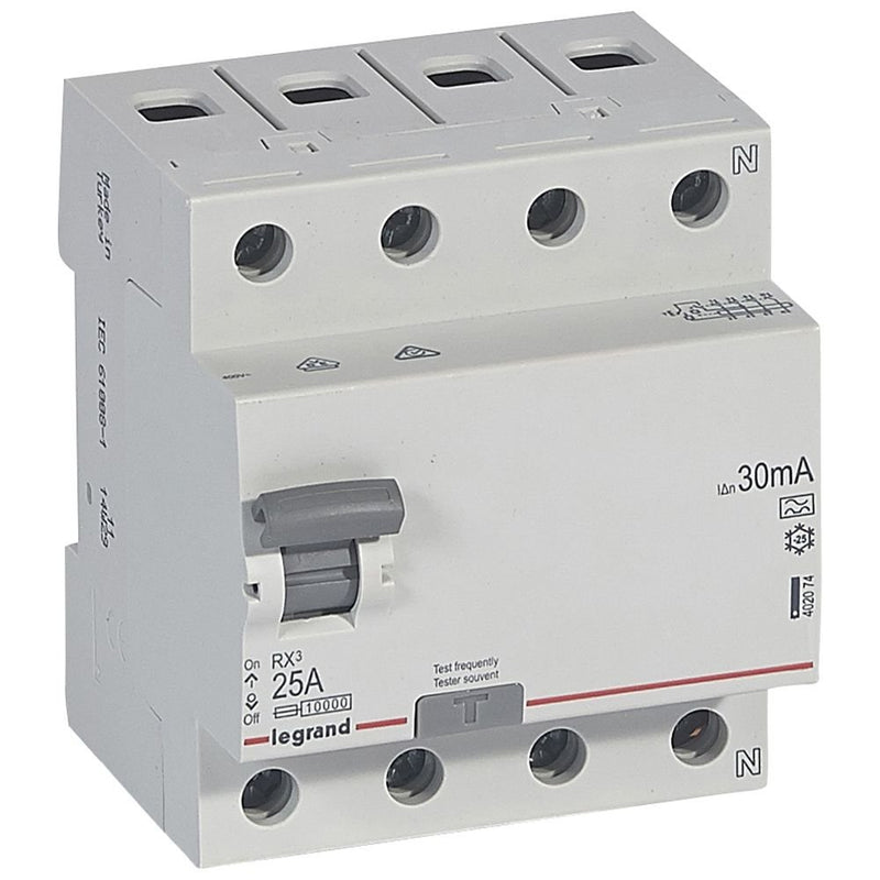 Legrand - Fehlerstrom-Schutzschalter Fehlerstromschutzschalter Legrand 402074 25A, 4-polig, 30mA