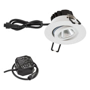 EVN Lichttechnik - Downlight/Strahler/Flutlicht LED-Einbauleuchte IP65 PC650N601D2W D2W ws