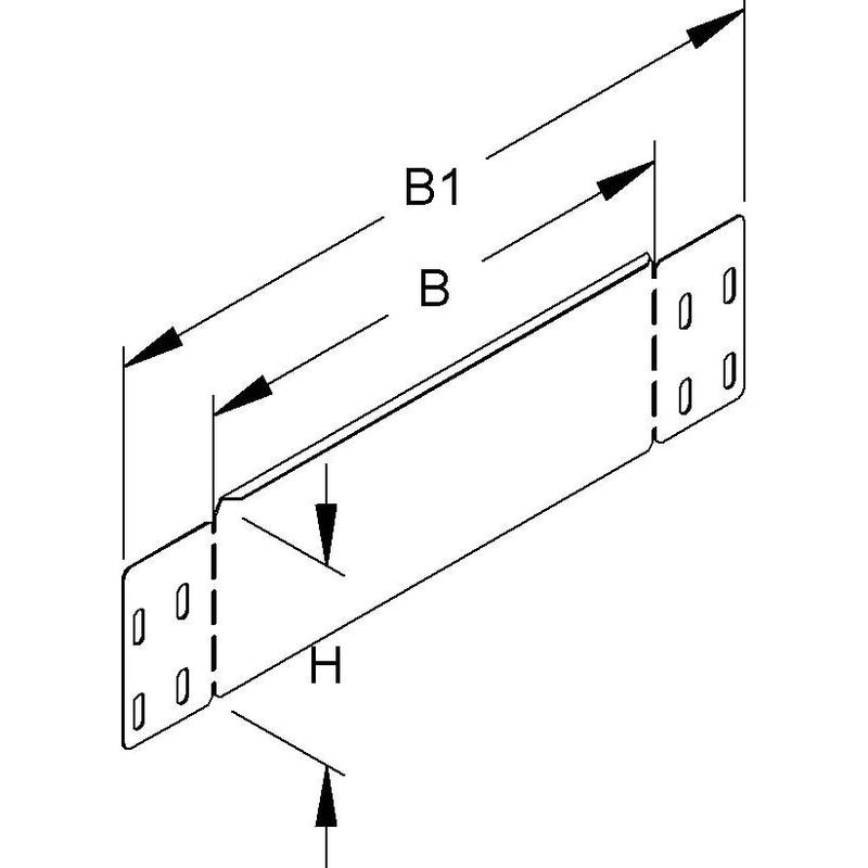 Niedax - Endstück für Kabelrinne Rinnenabschlussblech RADS 110.200 S 110x200mm