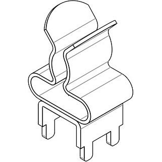 Icotek - Schirmanschlussklemme EMV-Schirmklammer PCB-4-V-6,8/SKL 3-6 − 10 Stück