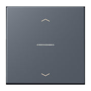 Jung - Abdeckung/Bedienelement für Installationsschalterprogramme Wippe mit Lichtleiter LC 101 KO5P 262 gris fonce 59