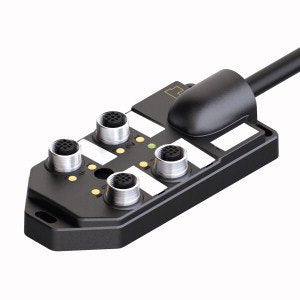 Turck - Passiver Sensor-/Aktor-Verteiler (mit Leitung) Aktuator-/Sensor-Verteiler TB-4M12-4P2-2/TXL M12x1, 4-fach