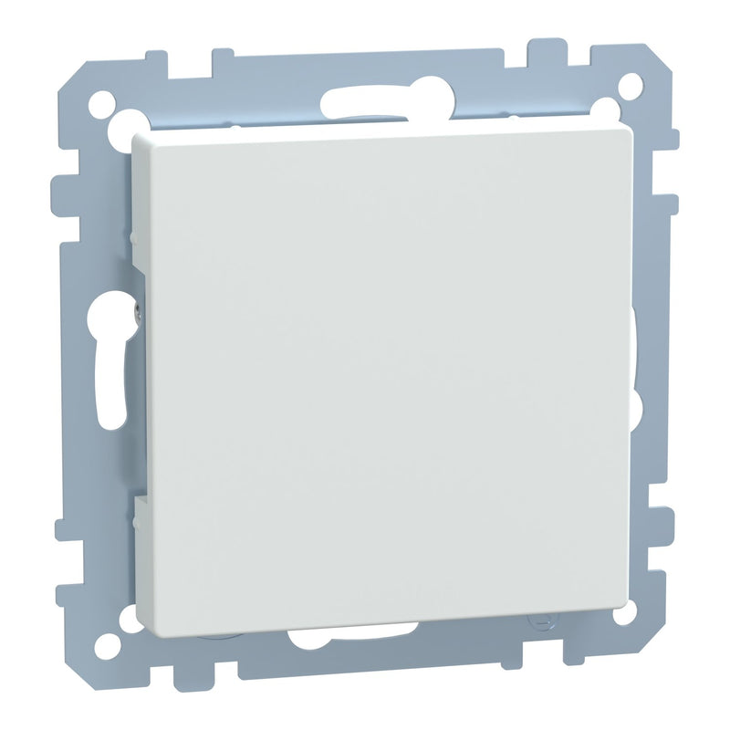 Merten - Einsatz/Abdeckung für Kommunikationstechnik Blindabdeckung pws/gl 391619