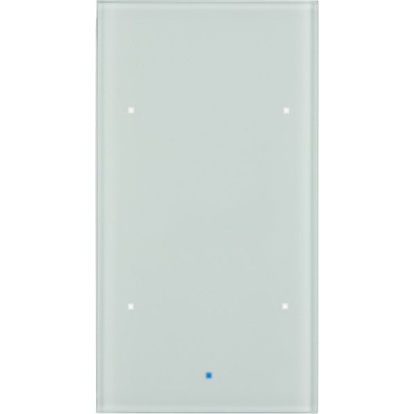 Berker - Bussystem-Tastsensor Glas-Sensor 2fach 75142830 polarweiß