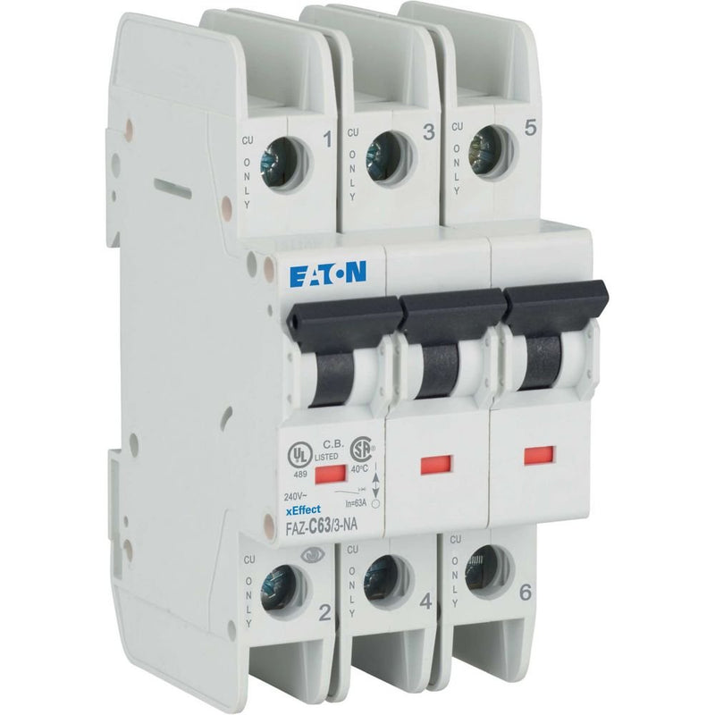 Eaton - Leitungsschutzschalter 3p. FAZ-C63/3-NA 63A Charakt.: C, NA