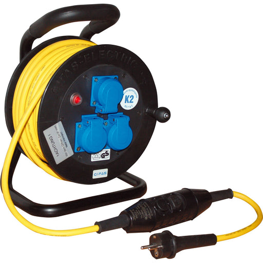 Gifas Electric - Kabeltrommel Vollgummi-Leitungsroller 502RB50315/04FI/111
