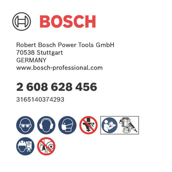 Bosch - Fräser PRO Abrundfräser, R 2608628456 6,3, Schaft 6 mm