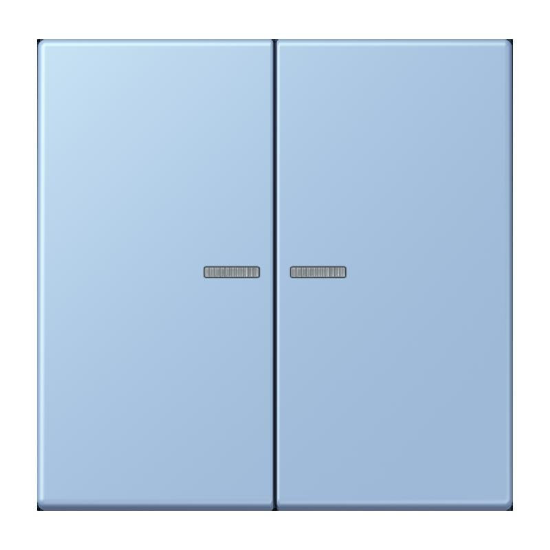 Jung - Abdeckung/Bedienelement für Installationsschalterprogramme Wippe mit Lichtleiter LC 102 KO5 207 outremer moyen