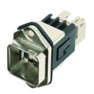 Telegärtner - Modularer Steckverbinder STX V14 RJ45 Norm-Flansch 100007422 RJ45Kupplung Cat.6 M