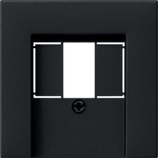 Gira - Einsatz/Abdeckung für Kommunikationstechnik Abdeckung sw 0276005 TAE USB