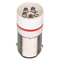 Scharnberger+Hasenbein - Anzeige- und Signallampe LED-Lampe 16x35mm 35762 Ba15d 24-28VAC/DC ge