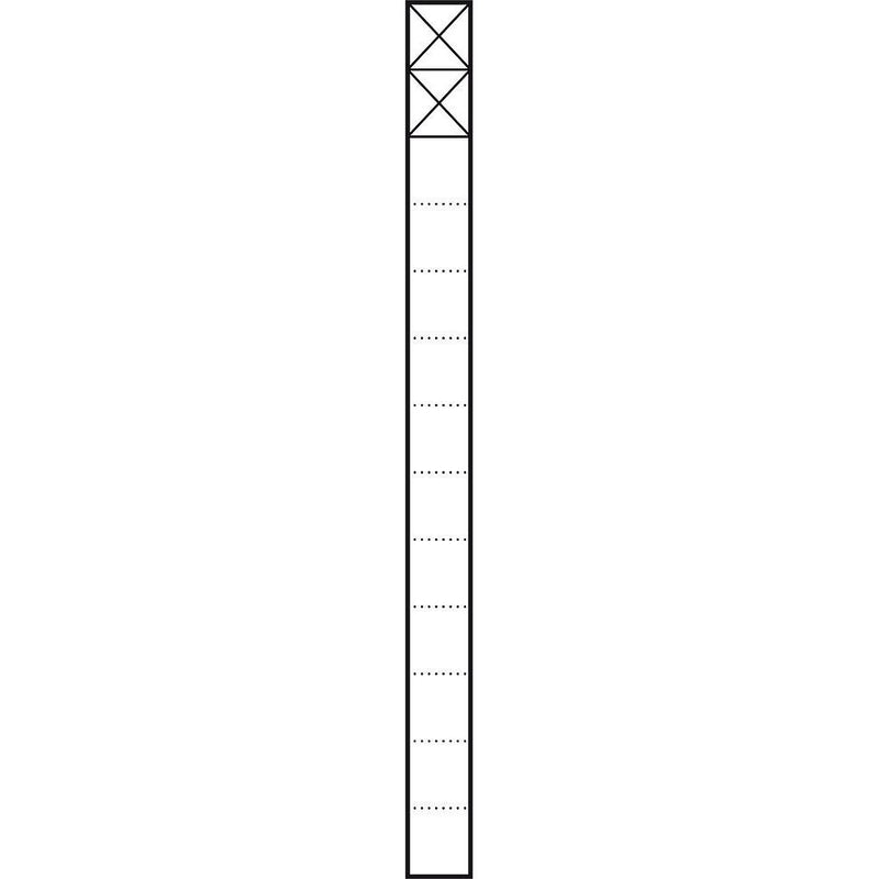 Siedle&Söhne - Kommunikations-Säule Kommunikations-Stele KSF 613-2 W 1,3m weiss 2Mod