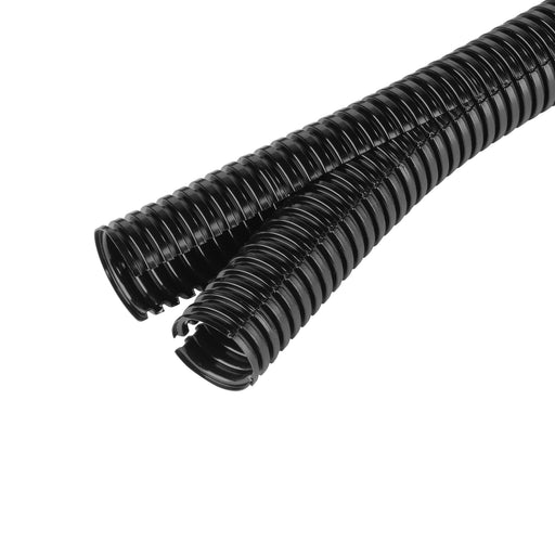 Fränkische - Kunststoff-Wellschlauch Spiralschlauch 2PDSM-29B.25 schwarz − 25 Meter