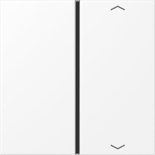 Jung - Abdeckung/Bedienelement für Installationsschalterprogramme Taste 1-fach LS 401 TSAP WWM schneeweiß matt