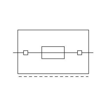 WAGO - Bauelementestecker Sicherungsstecker 2006-931/099-000 Einsatz " x 1",grau − 25 Stück