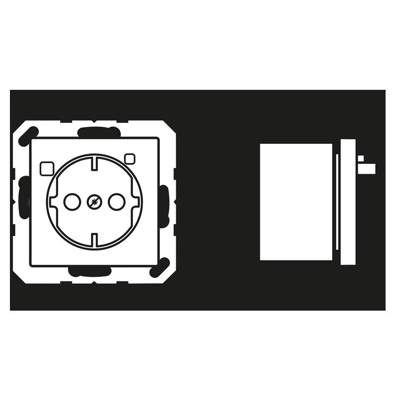 Jung - Steckdose FI-SCHUKO-Steckdose A 5520.30 16A 250V 30mA