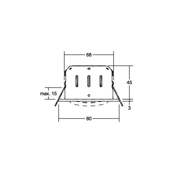 Brumberg Leuchten - Downlight/Strahler/Flutlicht LED-Einbaustrahler 350mA 12293183