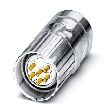 Phoenix Contact - Rundsteckverbinder, feldkonfektionierbar (Industriesteckverbinder) Kabelsteckverbinder CA-09P1N8A80DN