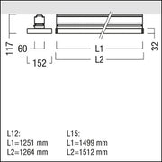 Zumtobel Group - Decken - /Wandleuchte LED - Leuchte für TECTON ECOOS2 SLIM#42932553 4000K