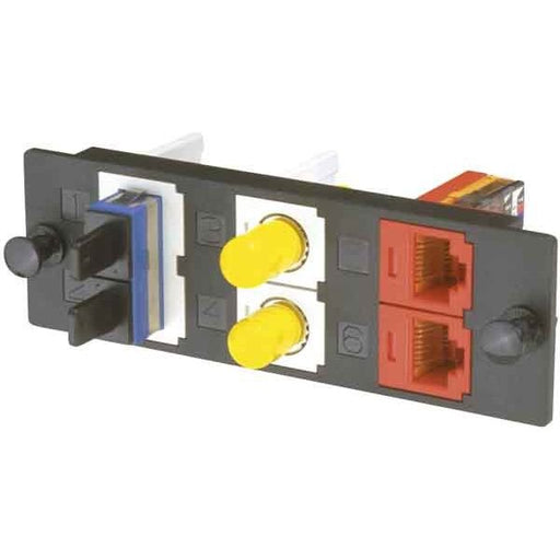 Panduit - Kommunikationsanschlussdose Kupfer Panel f. MINI-COM Module FMP6 − 10 Stück