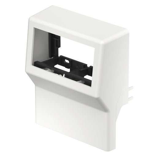 Rehau - Geräteträger für Sockelleistenkanal SL Gerätetank rws SL GT5070M45 SL 2-f,Modul 45 9010 − 1 Stück