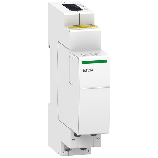 Schneider Electric - Zusatzeinrichtung für Reiheneinbaugeräte Hilfsmodul f. Fernschalten iATL24 m.Ti24-SPS-Schnittst