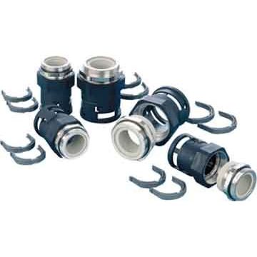 ABB Stotz-Kontakt - Kunststoff-Wellschlauch-Verschraubung Verschraubung NVNZ-M202S/P3-L M20x1,5mm − 50 Stück